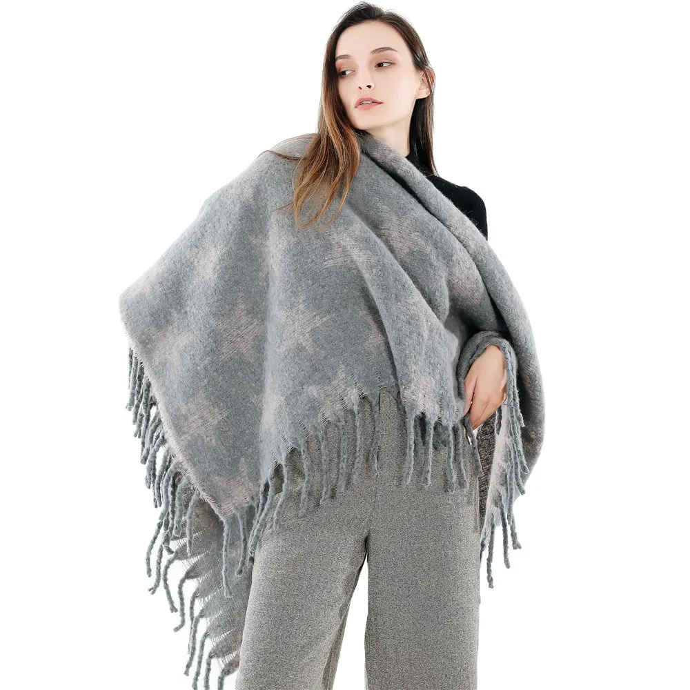 2024 New Designer Fashion Luxury Warm Soft Neck Scarves Shawl Blanket Ladies Winter Scarf for Women
