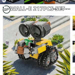 Trẻ Em Của Quy Mô 1:8 Tự Làm <span class=keywords><strong>Robot</strong></span> Mô Hình Xây Dựng Khối Thiết Lập Giáo Dục Nhựa Xây Dựng Tương Thích Với Little Wall-E <span class=keywords><strong>Robot</strong></span> Đồ Chơi - Product Image 2