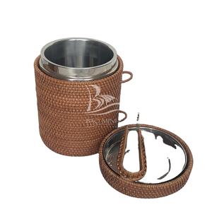 Meilleur vendeur rotin seau à glace fait à la main au VietNam - Product Image 1