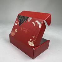 Boîte d'expédition en carton ondulé recyclable blanche 15*15*5cm avec doublure en mousse, fermeture magnétique, revêtement UV, poignée personnalisable, personnalisable