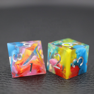 Xúc Xắc Nhựa Nhiều Màu Tùy Chỉnh D20 Rồng 16Mm Dnd Trò Chơi 4 Màu Xúc Xắc Màu Hơi - Product Image 5
