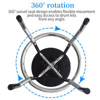 Tabouret de bar pivotant chromé de style minimaliste Cadre en métal et chaise de comptoir de siège confortable