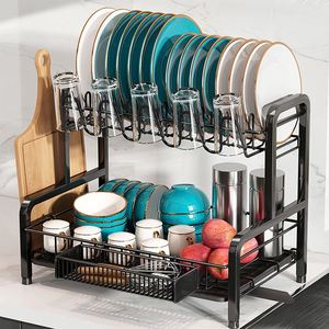 Best 3 Tier Dish Rack Stainless Steel Sink Drain Rack Kitchen Helper <b>Basket</b> Kitchen <b>Vegetable</b> Storage Dish Drainerrack - Product Image 4