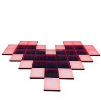 Lumières de sol de danse LED 3D Infinity Mirror SMD5050 20W, briques lumineuses, IP67 étanche, ABS+verre trempé, éclairage de scène KTV, éclairage de fête, DMX512