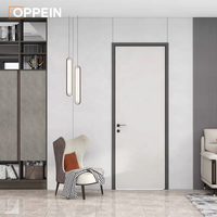 Pintu Interior Modern OPPEIN Custom MDF PVC untuk Kamar Tidur, Ruang Tamu, Kamar Mandi & Dapur