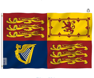 Drapeau historique du Royaume d'Angle de <span class=keywords><strong>roi</strong></span> Louis III, 3x5 pieds, 100% polyester 100D, résistant aux UV - Product Image 3