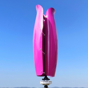 เครื่องกำเนิดไฟฟ้าพลังงานลมแนวตั้งรุ่นใหม่ รูปทรงดอกทิวลิป 600W ไร้เสียงรบกวน ประสิทธิภาพสูง ST-600W พลังงานสีเขียว - Product Image 2