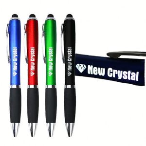 Bolígrafo Personalizado con Logotipo Impreso e Iluminado, Empuñadura de Goma Personalizada con Ancho de Escritura de 1.0 mm, Bolígrafo Promocional de Plástico con Logotipo - Product Image 4