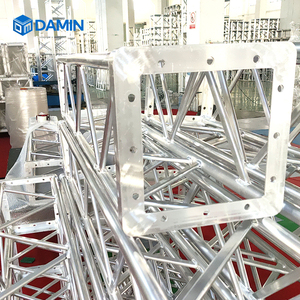 โครงถักอลูมิเนียมสีเงิน Damin STRAS3-161 ขายดี สำหรับแขวนลำโพง จอแสดงผลบนเวที หลังคา ได้รับการรับรองมาตรฐาน ISO/CE/TUV สำหรับคอนเสิร์ต - Product Image 4