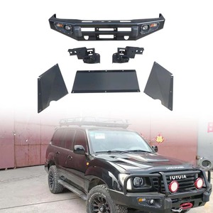Parachoques de rejilla delantera de coche de acero 4x4 personalizado para Toyota <span class=keywords><strong>Land</strong></span> <span class=keywords><strong>Cruiser</strong></span> - Product Image 3