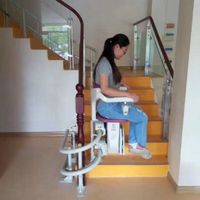 Chaise électrique droite, portable et automatique, approuvée CE, monte les escaliers, pour les handicapés