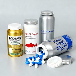 Bouteilles <span class=keywords><strong>en</strong></span> <span class=keywords><strong>aluminium</strong></span> pour produits de <span class=keywords><strong>santé</strong></span> 100 ml 150 ml 200 ml Boîtes à large ouverture scellées pour vitamines avec anneau de traction <span class=keywords><strong>en</strong></span> plastique - Product Image 2