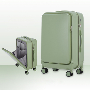 Maleta con ruedas para jóvenes, funda con ruedas para mujer, duradera, para estudiantes, Universal, con contraseña, funda <span class=keywords><strong>de</strong></span> <span class=keywords><strong>viaje</strong></span>, Funda <span class=keywords><strong>de</strong></span> cuero, pequeña japonesa - Product Image 5