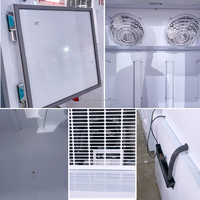 Bac à glaçons industriel pour réfrigérateur, stockage à froid, distributeur de glaçons, ventilateur extérieur, refroidissement/paroi froide, congélateur à glaçons avec roues
