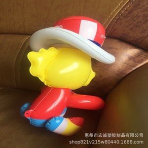 Muñeco inflable de payaso Hongcheng de PVC, juguete para jugar al aire libre para niños - Product Image 2