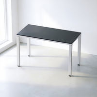 Bureau modulaire en bois 120x60x75cm, poste de travail informatique moderne, mobilier de bureau, cabine de travail