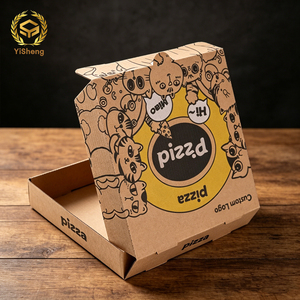 Caja de Pizza Corrugada de Alta Resistencia para Entrega, Apilable y Desechable, para Pizzerías y Pedidos de <span class=keywords><strong>Comida</strong></span> en Línea - Product Image 2