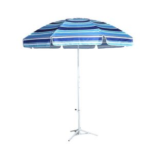 Parasol promotionnel extérieur personnalisable en fer/acier inoxydable de 180 cm de diamètre, pliable, pare-soleil pour plage et terrasse - Product Image 2