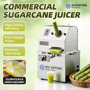 Machine à <span class=keywords><strong>jus</strong></span> <span class=keywords><strong>de</strong></span> canne à sucre automatique commerciale à 3/4/5 rouleaux en <span class=keywords><strong>acier</strong></span> <span class=keywords><strong>inoxydable</strong></span> pour restaurant et commerce - Product Image 1