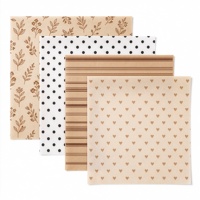 Gebleichtes Weißes Backpapier Antihaft-Fettdichtes Papier für Gebäck und Desserts