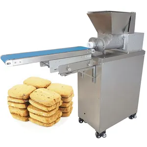 Emballage küçük endüstriyel Donut ekmek sopa fabrikasyon De Alm bisküvi Du çerez şekillendirme ekstruder bisküvi yapma makinesi