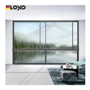 Eloyd 맞춤형 방수 주거 창 이중 강화 유리 열 휴식 알루미늄 슬라이딩 시스템 창