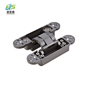 180 Degree 3d Adjustable Concealed Hinge 30x130mm Zinc+aluminum Material 60kg Door Wooden Hidden Bld-g130 180 Degree Opening - Product Image 1