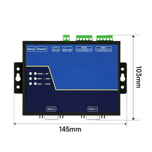 Serveurs série industriels à 2 canaux série NB124, génération 2, RS485/RS422/RS232, TCP/IP, port série Modbus vers port Ethernet - Product Image 2