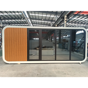 Venta directa de fábrica 20FT40FT Tiny Apple Capsule Cabina prefabricada para casa móvil con cocina y baño para hoteles y resorts - Product Image 3
