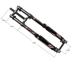 Bicicleta Eléctrica Fas Tace en Oferta, Horquilla Delantera DNM USD-8 con Resorte Helicoidal de Alta Calidad DN - Product Image 2
