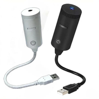 Lámpara Proyector de Cielo Estrellado Dailu con Ranura USB, Patrones Cambiantes, Película Reemplazable, Luz Nocturna para Auto con Atmósfera de Luna y Cielo Estrellado