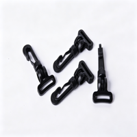 Mousqueton pivotant en plastique de petite taille, clip de rechange rotatif pour sangle étroite, cordons de sécurité