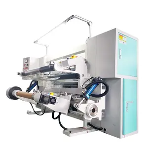 Custo-eficaz Automático Havesino PLC Publicidade Film Abrasive Slitting Machine PVC Clear Plastic Slitting Rewinding Machine