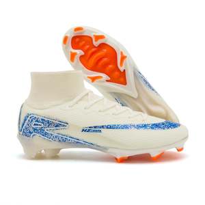 Chaussures de football de <span class=keywords><strong>salle</strong></span> pour adultes de haute qualité, vente en gros d'usine, chaussures de football à cheville haute, crampons, entraînement sur herbe, chaussures de sport de football 11 - Product Image 1
