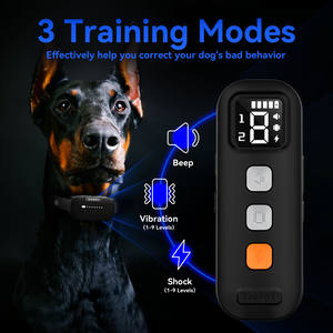 2 कुत्तों की शिक्षा के लिए 800 मीटर तक के रिमोट के साथ हॉट डॉग ट्रेनिंग कॉलर, वाइब्रेशन कॉलर का पालन करें - Product Image 4