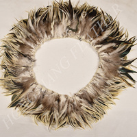 Plumes de blaireau en gros, enfilées, couleur naturelle, pour fêtes, carnavals, bricolage, vêtements, accessoires de décoration