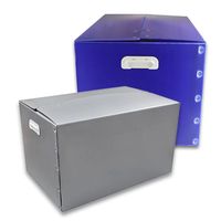 Boîte de rangement ménagère pliable multifonctionnelle en PP ondulé robuste, directement de l'usine, boîte de transport en polypropylène creuse et résistante