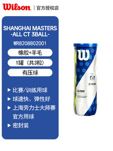 WRT109438 for <strong>Wilson</strong> Welsh Paddle <strong>Tennis</strong> Shanghai Masters French Open US Open Special Competition <strong>Ball</strong> 3 Pack 65mm 57g - Product Image 6