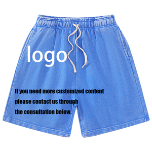 Shorts en molleton bouclette ciré décontractés pour le quotidien, pour la gym, le running, pour garçons, hommes et femmes, incluant des modèles essentiels et des robes courtes de sport - Product Image 2