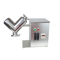 Mini-mélangeur compact et durable VH-2 de type V à vitesse réglable pour granulés et poudres, idéal pour les laboratoires de R&D