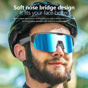 Lunettes de soleil intelligentes pour le cyclisme, lunettes de sport à oreilles ouvertes, protection UV, commande tactile pour la course à pied et le vélo - Product Image 4