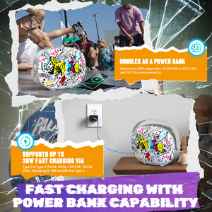 Loa Bluetooth W-King New T8II không dây, ngoài trời, âm trầm mạnh mẽ độc đáo, loa di động công suất 40W, hệ thống âm thanh nổi gia đình - Product Image 6