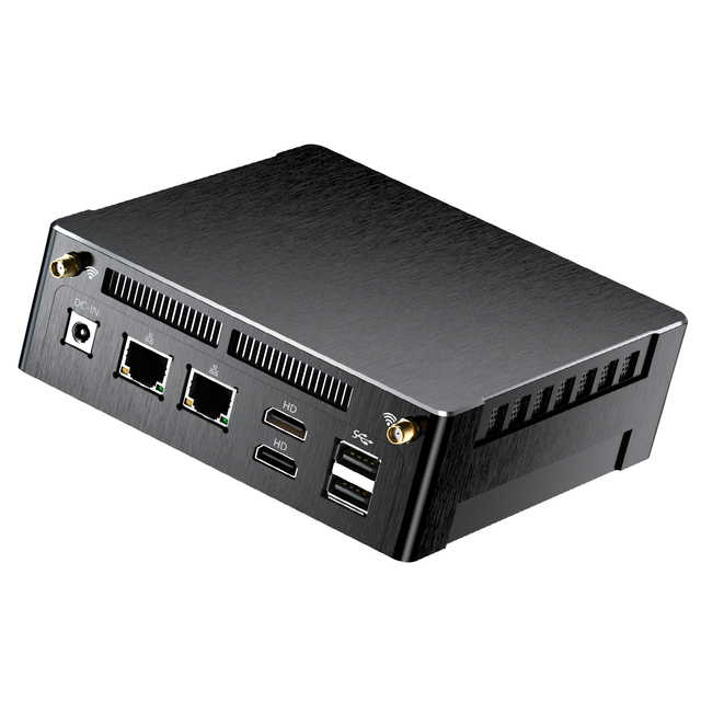 Rugged Industrial Mini PC AMD Ryzen 9 7940HS Dual LAN USB4 Support Auto Power on WOL PXE 24/7 Operating Small Computer
