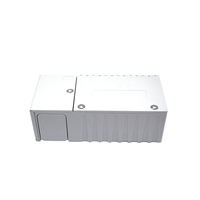 Boîtier de terminaison FTTH multi-opérateurs Melontel MT-12381 gris en plastique, type intérieur, 32 fibres optiques, pour raccordement de fibres optiques