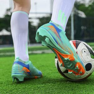 Chaussures de football FG/TF à coupe basse pour adultes et jeunes, antidérapantes, légères et respirantes, en maille, vente en gros d'usine - Product Image 5