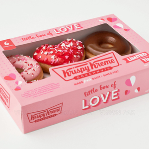 Caja de Embalaje Plegable Personalizada para Mochinuts, para la Cadena de Tiendas <span class=keywords><strong>Dunkin</strong></span> <span class=keywords><strong>Donuts</strong></span>, Fábrica de Empaque - Product Image 1