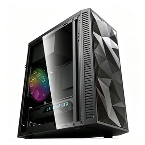 Boîtier <span class=keywords><strong>PC</strong></span> Gaming Polyvalent Mini Tour pour MicroATX/ITX, 4 Emplacements PCI, 3 Disques Durs, 1 SSD, Points de Fixation Ventilateur, Accessoire Hôte <span class=keywords><strong>PC</strong></span> - Product Image 3