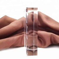 Honneur de cristal K9 verre personnalisé trophée blanc prix gravé cristal livre trophée cristal ornements blanc avec dentelle