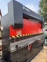 Cintreuse CNC à double servo Yangli WC67Y 125 tonnes 3200 mm avec contrôleur TP10S, machine manuelle de pliage de tôles