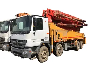 Germany make putzmeister 56m concrete pumps truck in used condition with benzz chassis for sale